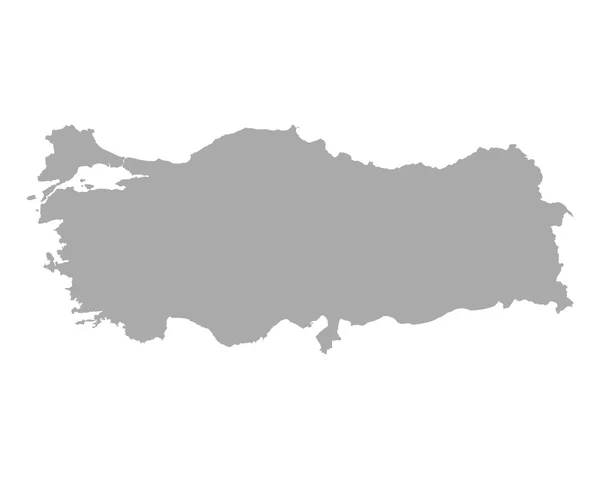 Törökország térképe — Stock Vector
