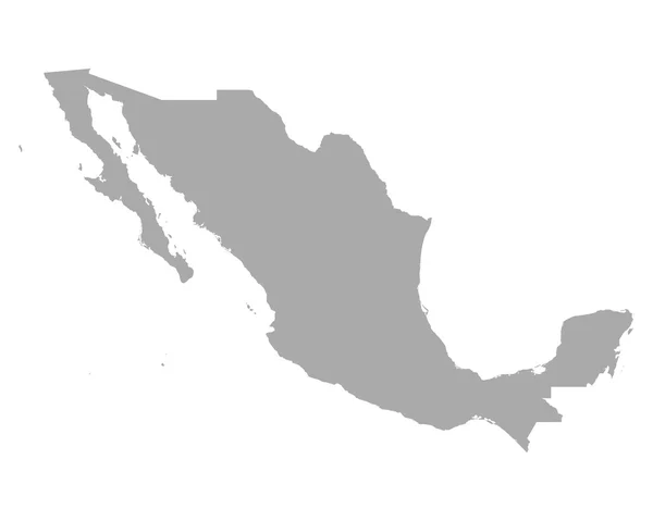 Mexikó Térkép — Stock Vector