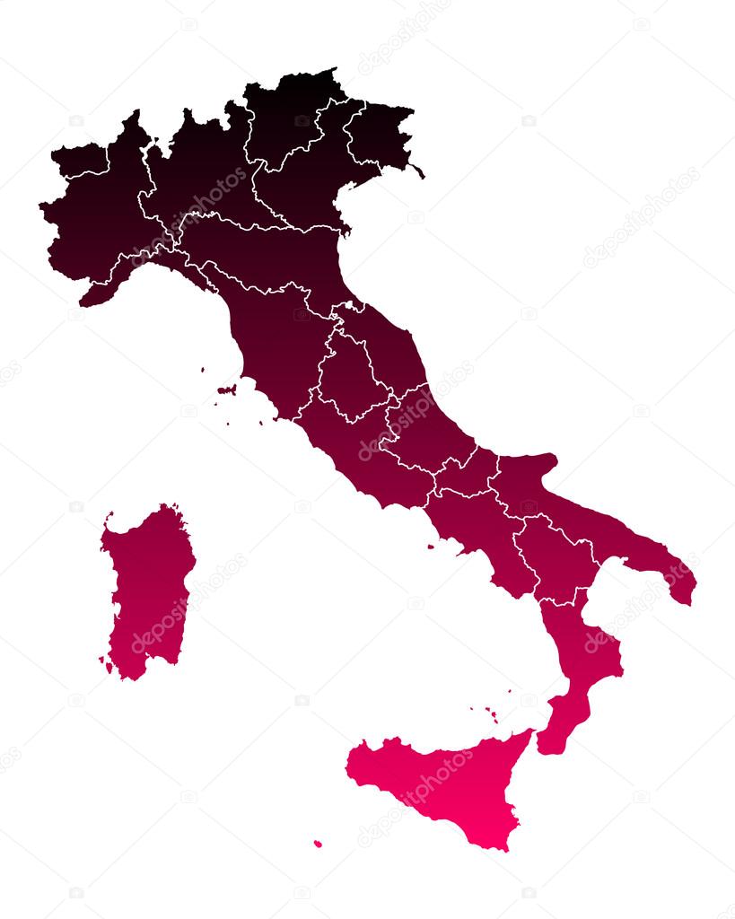 Map of Italy