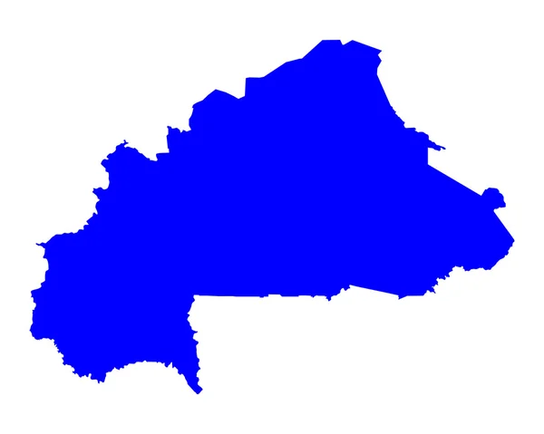 부르키나파소 지도 — 스톡 벡터