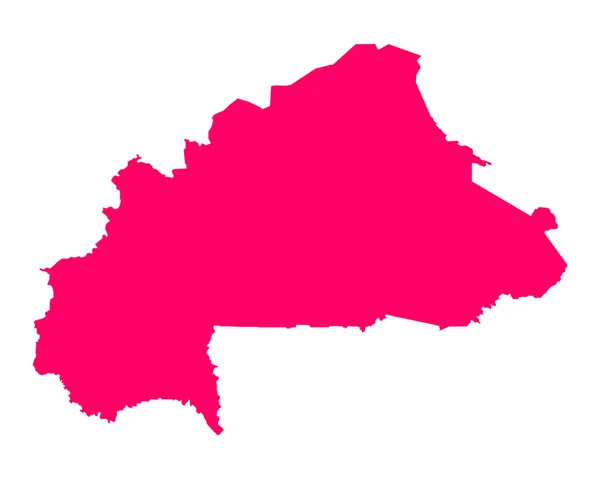 布基纳法索地图 — 图库矢量图片