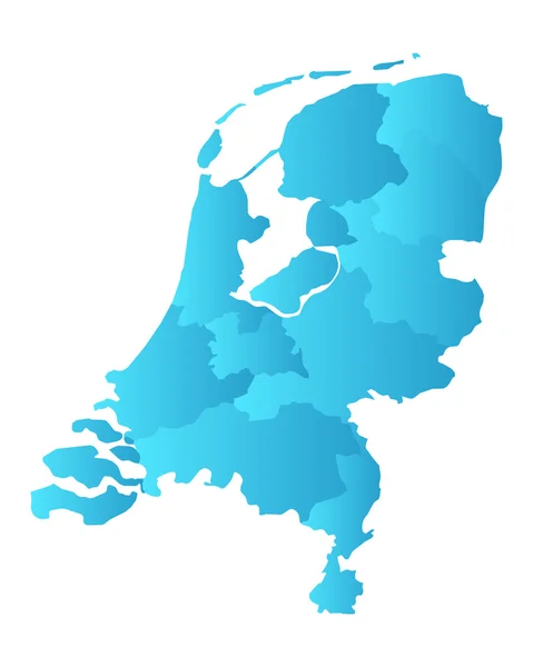 Map of the Netherlands — Stock Vector