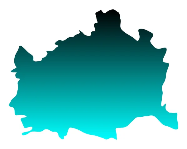 Map of Vienna — Stock Vector