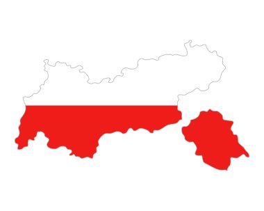 harita ve tyrol bayrağı