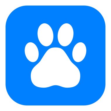 Vektör illüstrasyonu olarak pençe ve uygulama simgesi