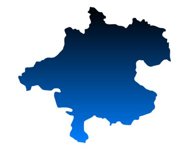 Yukarı Avusturya Haritası