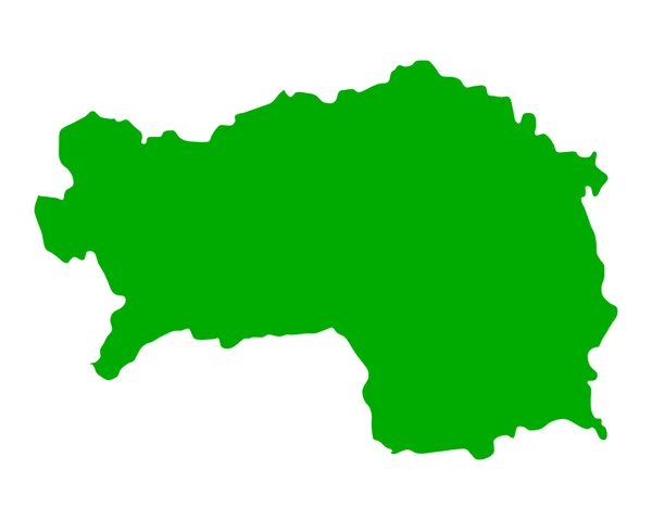 施蒂利亚州的地图 — 图库矢量图片