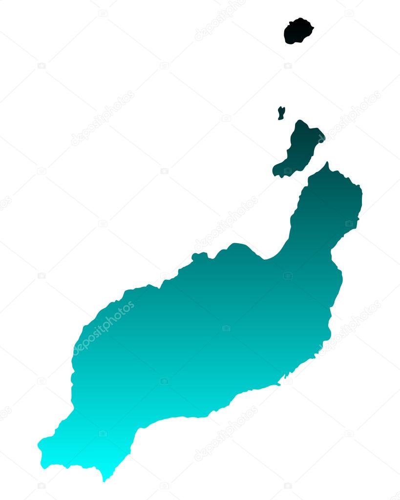Map of Lanzarote