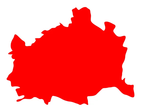 维也纳的地图 — 图库矢量图片