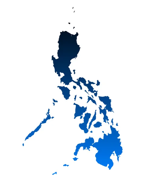 Mapa Filipín — Stockový vektor