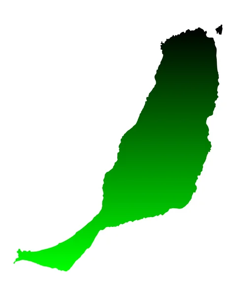 Mapa online de Fuerteventura — Archivo Imágenes Vectoriales