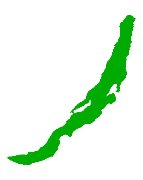Mapa online de Lago Baikal — Archivo Imágenes Vectoriales