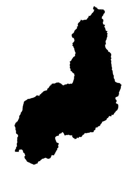 Genaue Karte von Piaui — Stockvektor