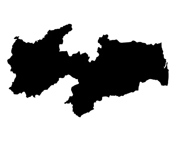 Mapa preciso de Paraiba — Archivo Imágenes Vectoriales