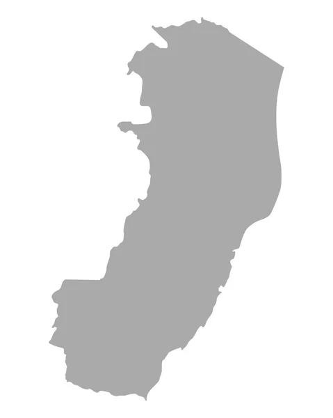 Карта Еспіріту-Санту — стоковий вектор