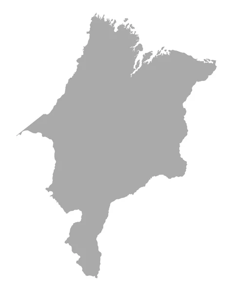 Pontos térképet Maranhão — Stock Vector