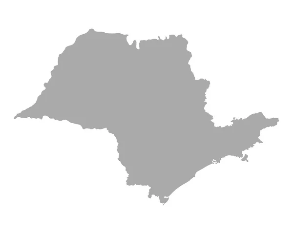 Megjelenítése Sao Paulo térképén — Stock Vector