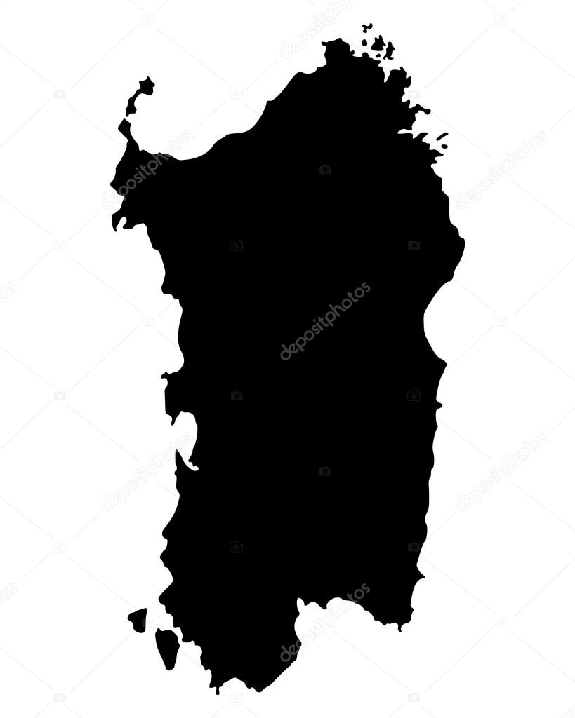 Accurate map of Sardinia