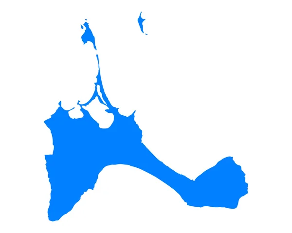 Přesná mapa Formentera — Stockový vektor