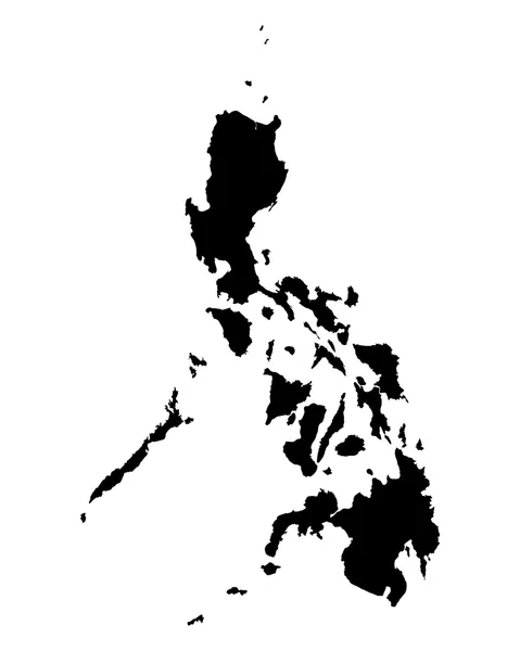 Mapa exacto de Filipinas — Vector de stock