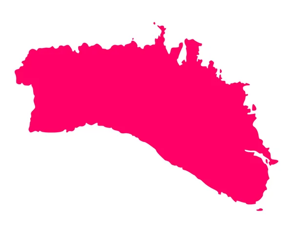 Mapa preciso de Menorca — Archivo Imágenes Vectoriales