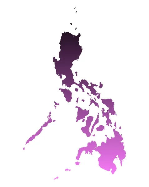 Точної карти Філіппіни — стоковий вектор