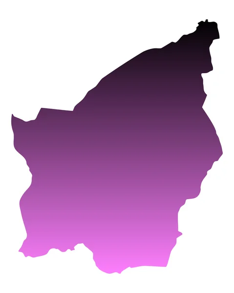 サンマリノの正確なマップ — ストックベクタ