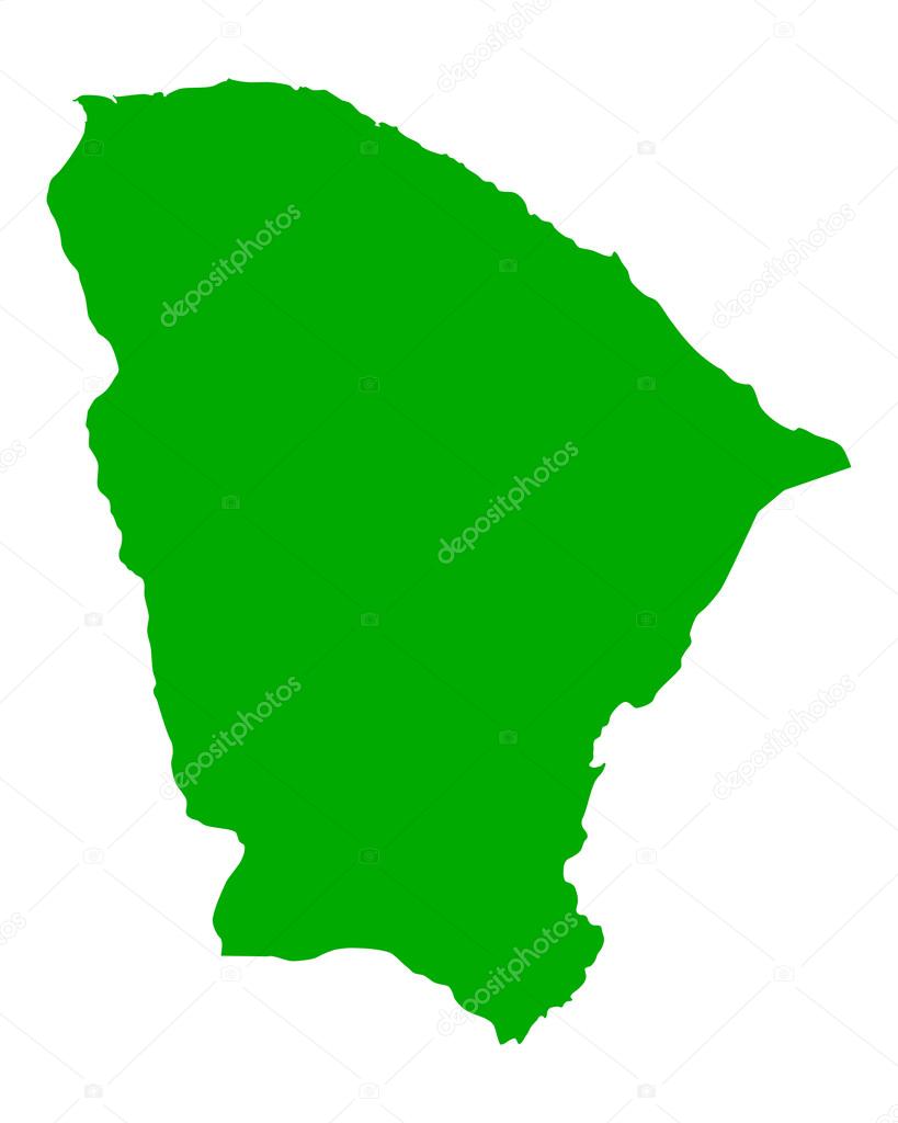 O mapa de Ceará imagem vetorial de © rbiedermann #96374750