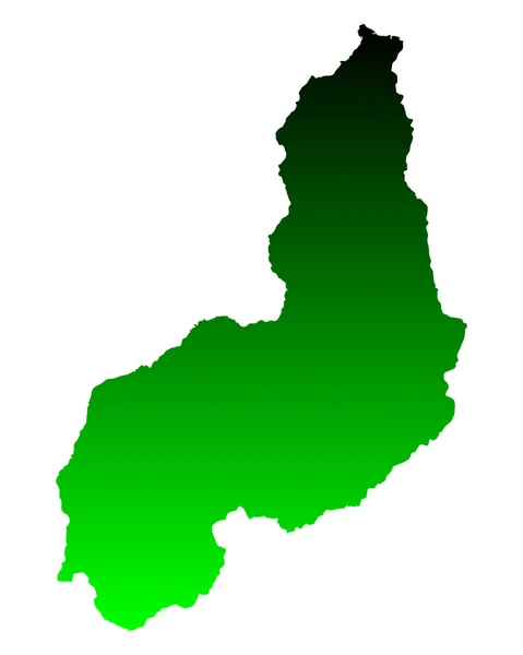 Carte précise de Piaui — Image vectorielle