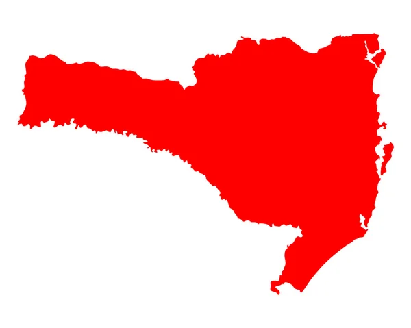 圣卡塔琳娜的地图 — 图库矢量图片