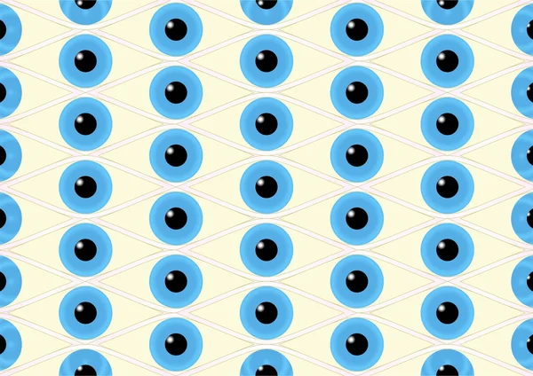 Анотація багато блакитних очей . — стоковий вектор