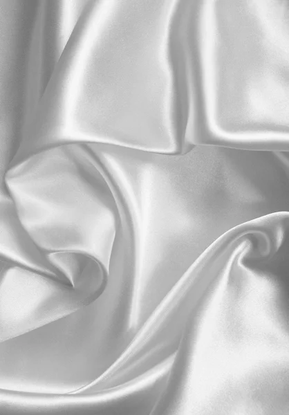 Smooth elegant white silk or satin texture as wedding background