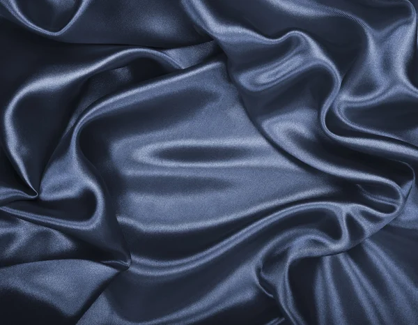 Smooth elegant grey silk as background — Stock Photo, Image