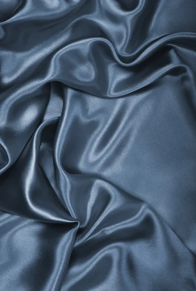 Slät elegant grå silke eller satin som bakgrund — Stockfoto