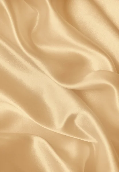 Soepele elegante gouden zijde als bruiloft achtergrond. In Sepia toned — Stockfoto