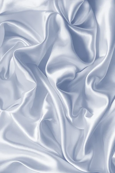 Liscio elegante seta grigia o raso texture come sfondo — Foto Stock