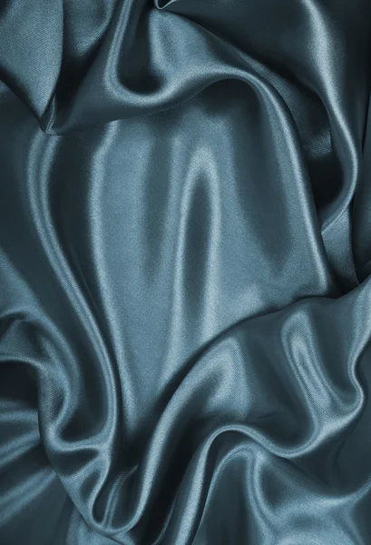 光滑优雅灰色丝绸作为背景 — 图库照片