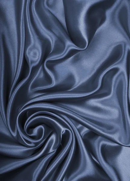 Elegante seta grigia liscia o raso come sfondo — Foto Stock