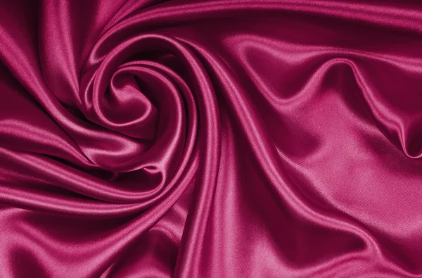 光滑的优雅粉红色丝绸或缎子纹理作为背景 — 图库照片