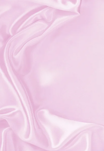 Smooth elegant pink silk or satin texture as background — Stock Photo, Image