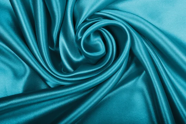 Liso elegante seda azul puede utilizar como fondo —  Fotos de Stock