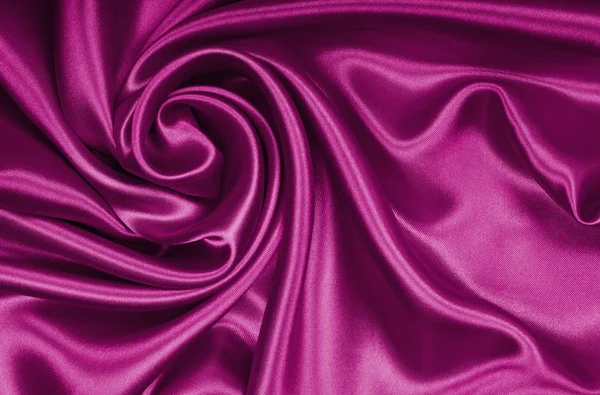 Smooth elegant pink silk or satin texture as background — Stock Photo, Image