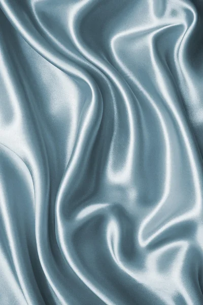 Smooth elegant grey silk or satin texture as background — Stock Photo, Image