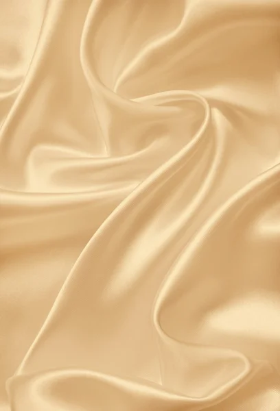 Soepele elegante gouden zijde of Satijn als achtergrond. In Sepia Toon — Stockfoto