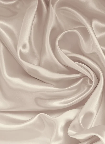 ผ้าไหมสีทองเรียบหรูเป็นพื้นหลังงานแต่งงาน ในเซเปียโทน — ภาพถ่ายสต็อก