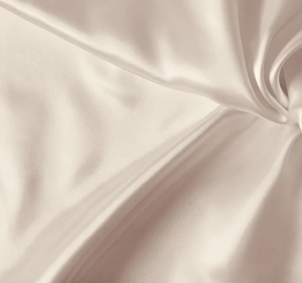 Smooth elegant golden silk as background. In Sepia toned. Retro — Stock Photo, Image
