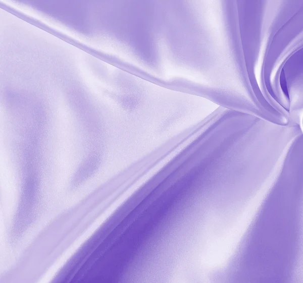 Liso elegante seda lilás ou cetim textura como fundo — Fotografia de Stock