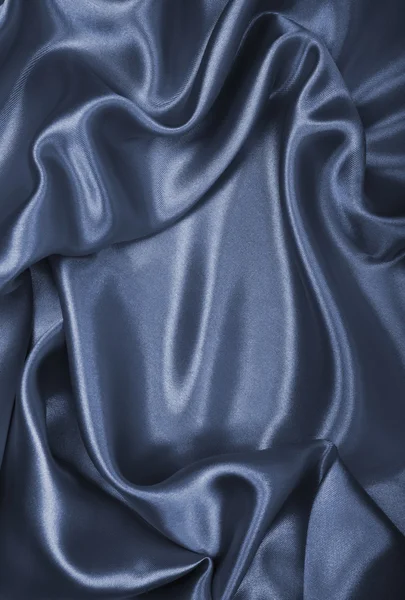 Soepele elegant grijs zijde als achtergrond — Stockfoto