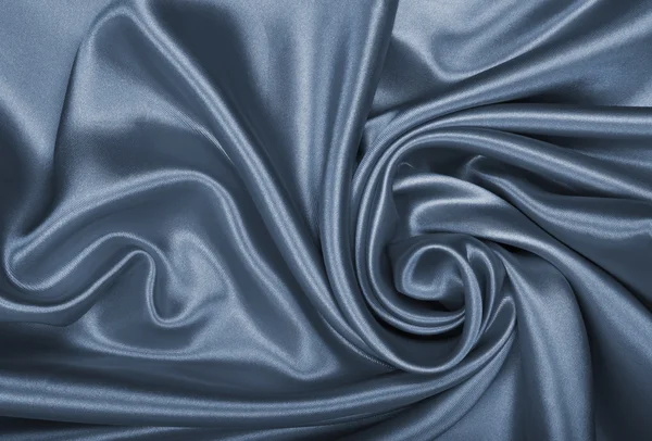 Seda cinza elegante suave ou cetim como fundo — Fotografia de Stock