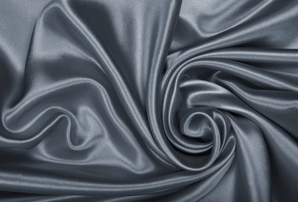 Liso elegante seda gris o satén como fondo —  Fotos de Stock